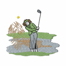 Joueuse de Madame golf