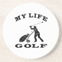 Jouez au golf ma vie dessous de verres