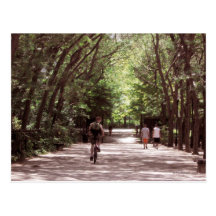 Jour au parc carte postale
