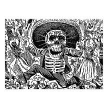 Jour de Calavera des morts Bristols Personnalisés