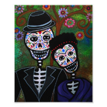 Jour de couples de mariage de la peinture morte photo d’art