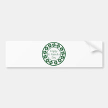 Jour de la Saint Patrick heureux Adhésifs Pour Voiture