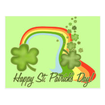 Jour de la Saint Patrick heureux Cartes Postales