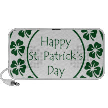 Jour de la Saint Patrick heureux Haut-parleur Ordinateur Portable