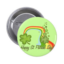 Jour de la Saint Patrick heureux Pin's