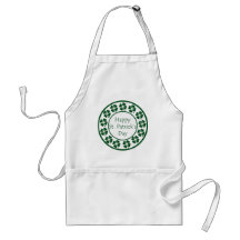 Jour de la Saint Patrick heureux Tablier