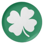 Jour de la Saint Patrick Irlande de shamrock Assiette Pour Soirée