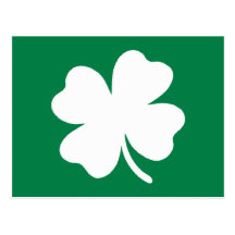 Jour de la Saint Patrick Irlande de shamrock Cartes Postales