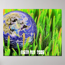 "Jour de la terre" 2009 Poster