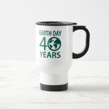 Jour de la terre 40 ans tasses