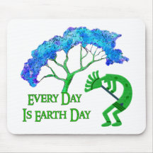 Jour de la terre Kokopelli Tapis De Souris