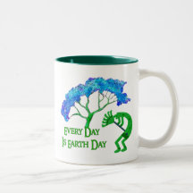 Jour de la terre Kokopelli Tasse À Café