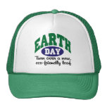 Jour de la terre qui respecte l'environnement casquette