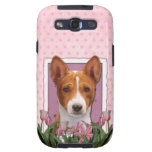 Jour de mères - tulipes roses - Basenji