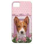 Jour de mères - tulipes roses - Basenji Coque iPhone 5
