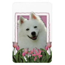 Jour de mères - tulipes roses - Esquimau américain Magnet