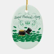 jour de patricks de saint ornement de noël