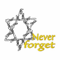 Jour de souvenir de Holocaus polos brodés