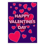 Jour de Valentines heureux Carte De Vœux