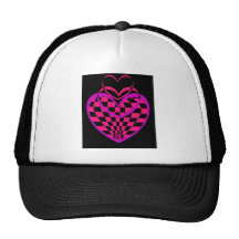Jour de Valentines peu commun de cadeaux de coeurs Casquettes De Camionneur