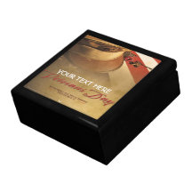 jour de vétérans - personnalisable - boîte-cadeau boîtes à babioles