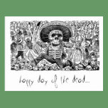 Jour des cartes mortes par Jose Posada cartes postales