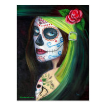 Jour des morts par Lori Karels Cartes Postales