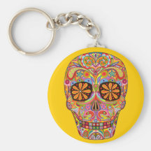 Jour des morts porte-clef