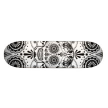 Jour du crâne mort de sucre skateboards personnalisables