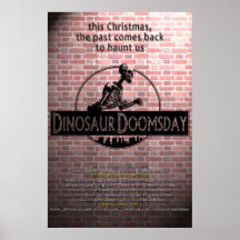 Jour du Jugement dernier de dinosaure : Affiche de
