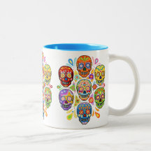 Jour du mort/de Dia de los Muertos Mug