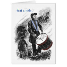 Jour du Souvenir de confédéré de note de garçon de Carte De Vœux