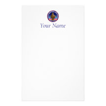 Jour du Souvenir Papier À Lettre Personnalisé