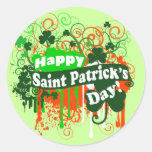 Jour heureux de Patricks de saint Autocollants