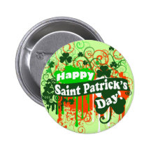 Jour heureux de Patricks de saint Badges Avec Agrafe