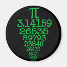 Jour heureux de pi magnets