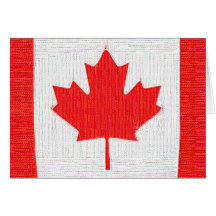 Jour heureux du Canada ! Carte