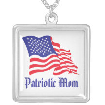 Jour patriotique de maman/de mère colliers personnalisés