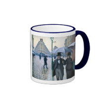 Jour pluvieux de rue de Paris par Gustave Caillebo Mugs À Café