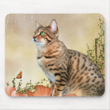 Jour pluvieux Mousepad du Bengale Tapis De Souris
