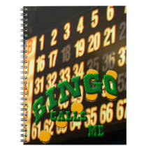 Journal de bingo-test carnet à spirale