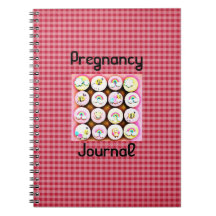 Journal de grossesse de petits gâteaux de bébé carnet