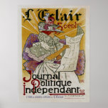 Journal politique indépendant de ~ de L'Eclair Posters