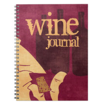 Journal Savoring de vin Carnets À Spirale