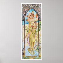 Journée, Alphonse Mucha Affiche