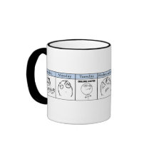 Jours de la semaine Memes Tasse