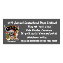 Jours Louisiane de contrebande de pirate 30 couleu Modèle De Carte Double