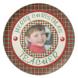 Joyeuse photo de ChristmasTeacher Assiettes