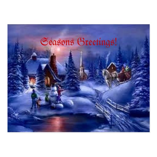 Joyeuses Fêtes ! carte postale