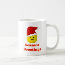Joyeuses Fêtes de Père Noël Minifig Tasse